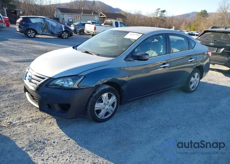 2014 Nissan Sentra Fe+ S/Fe+ Sv/S/Sl/Sr/Sv z USA, uszkodzony, nr VIN 3N1AB7AP8EY228489